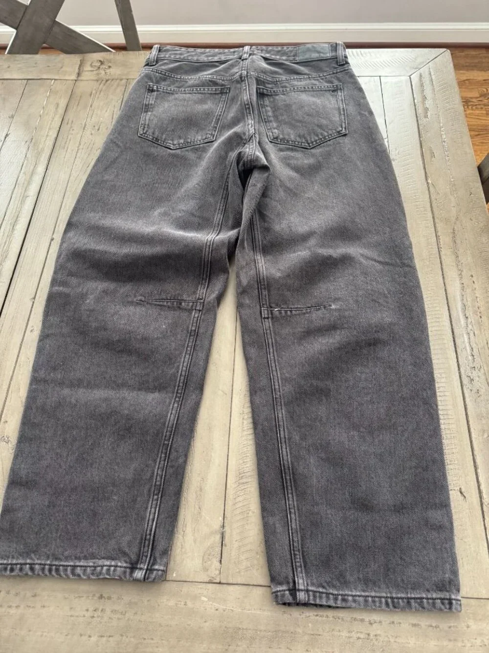 MADEWELL The Darted Barrel-Leg Jean Olenda Wash Size 27